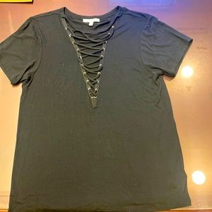 Express black top size small